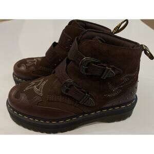 Dr Martens Devon GA Gothic Americana Western Platform Boots Womens Sz 11 US NWOB